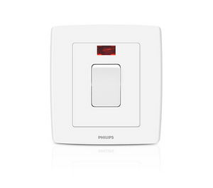 Philips LeafStyle Double Pole 20A Switch - Barkat Trading Company