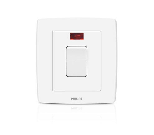 Philips LeafStyle Double Pole 20A Switch - Barkat Trading Company