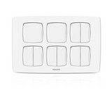 Philips LeafStyle 10 Gang Switch - Barkat Trading Company