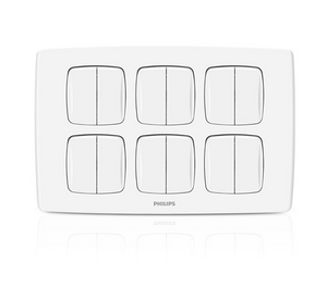 Philips LeafStyle 12 Gang Switch - Barkat Trading Company