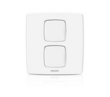 Philips LeafStyle 2 Gang Switch - Barkat Trading Company